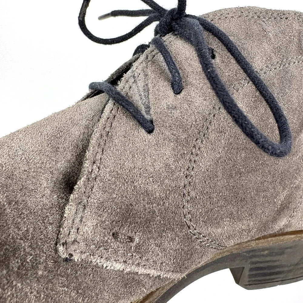 Nordstrom Mens Shop Grayson Waterproof Suede Chukka Boot Sz 46 12.5/13 Gray Itly